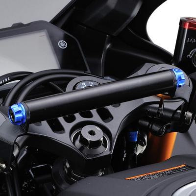 Daytona 17859 Motorcycle Clamp Bar for YZF-R25/YZF-R3 (19-22) Multi-Bar Holder, Blue