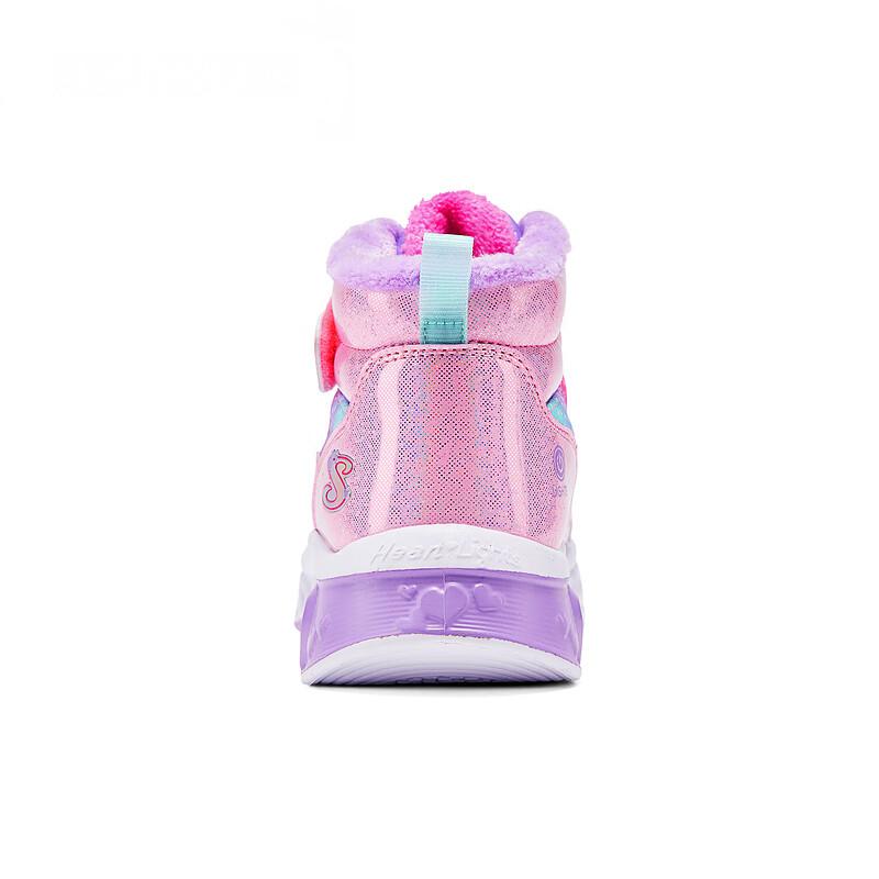 Skechers Kids Synthetic Leather Comfortable Versatile Non-Slip Durable Boots Kids boots Pink 302677L-PKMT