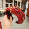 Stylish PU Headbands with Knot Soft Unique Hair Hoop Multiple Styles Headdress for Ladies and Teens
