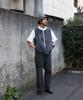 Snow Peak Sulfur Dyed Fade Painted Vest Outerwear Vest CHARCOAL M VT-26SU004 Mid-layer Men's Women's