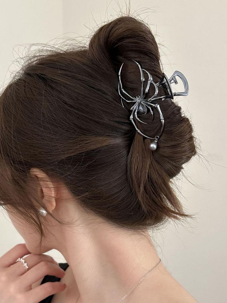 1 Pcs Fashion Exquisite Black Spider Hair Claws For Women Girls Party Hair Accessories