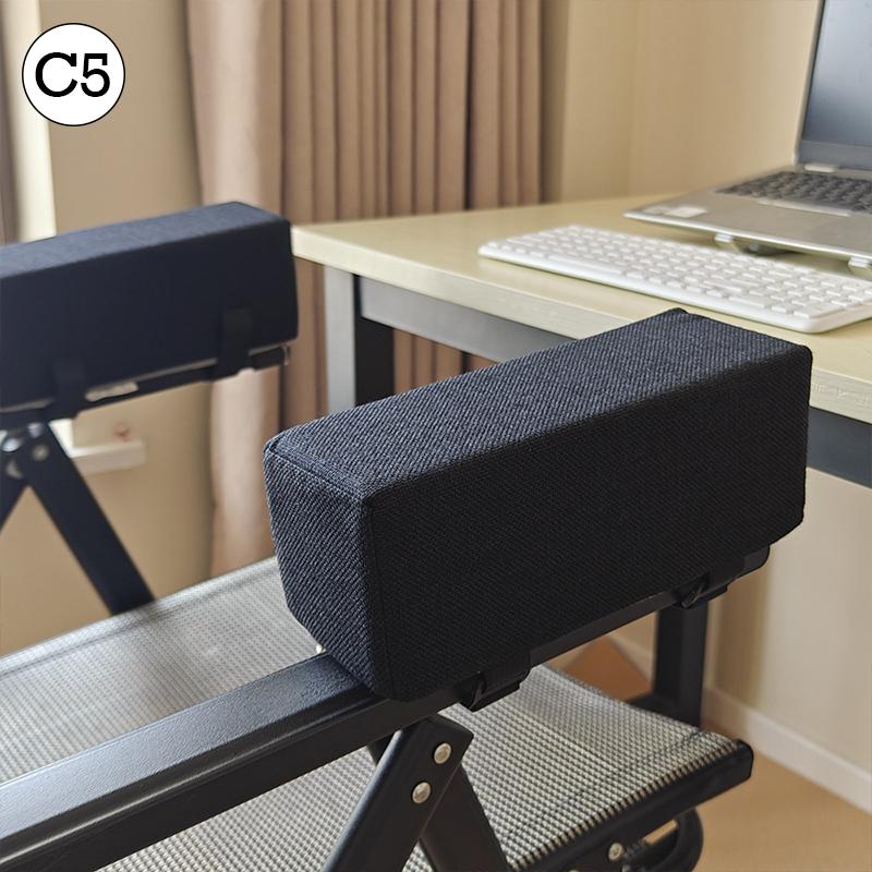 Cotton Linen Foam Elbow Pillow Chair Armrest Pad Support Arm Rest for Office Gaming Chair Armrest Chair Cushion Pad Elbow Relief