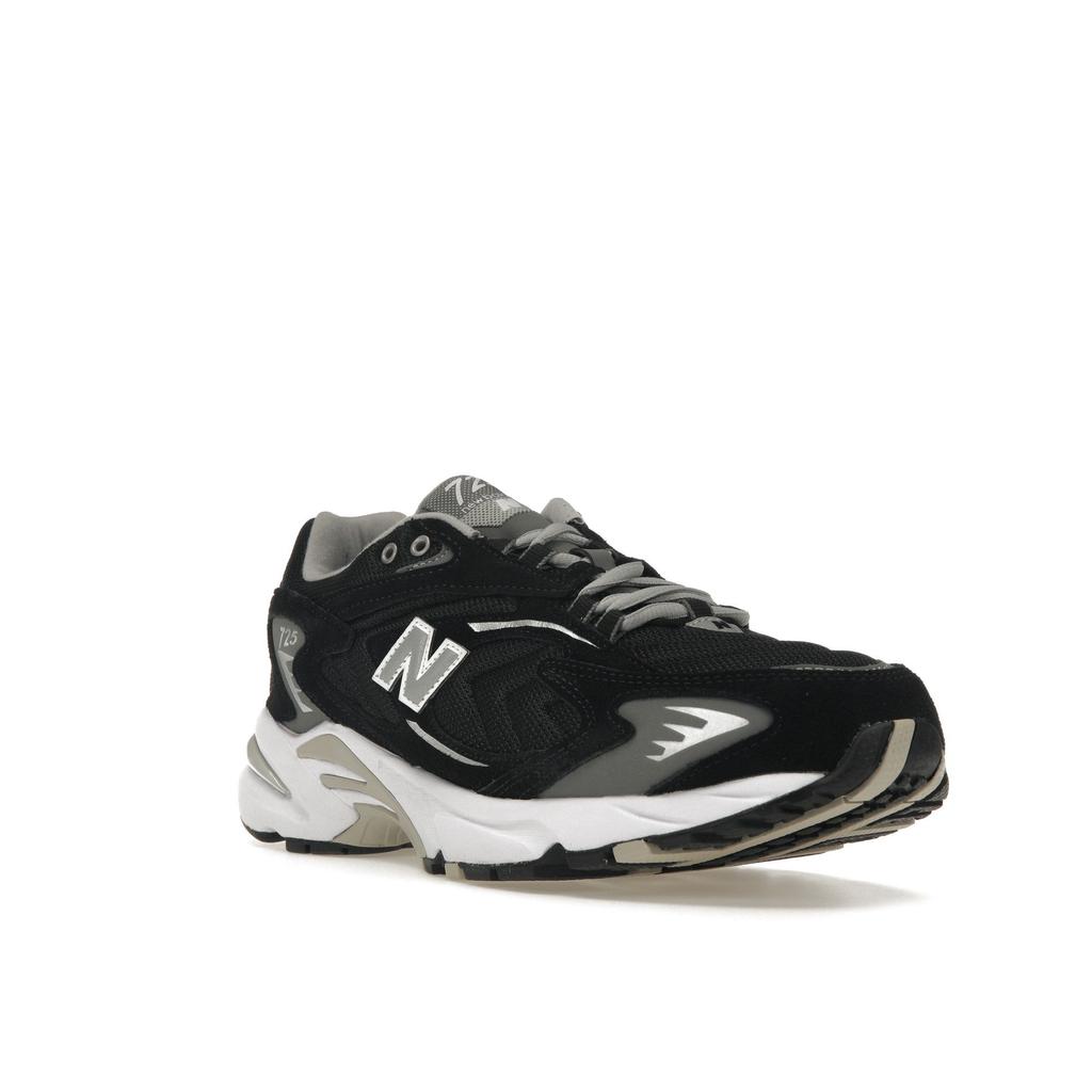 New Balance 725 Black Metallic Silver Unisex Sneakers ML725R