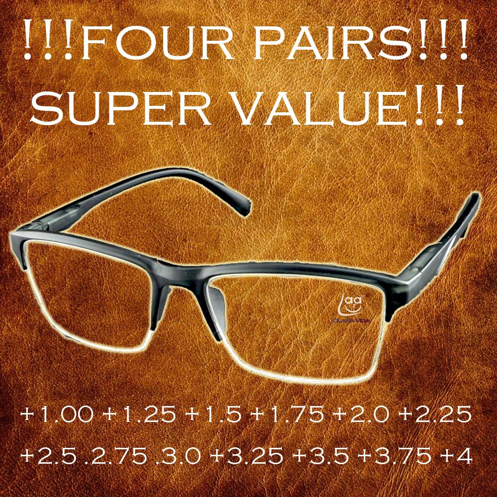 

!!! 4 Paris !!! High quality half-rim black Anti-fatigue reading glasses +0.25 +0.75 +1.25 +1.75 +2.25 +2.75 +3.25 +100 чёрный