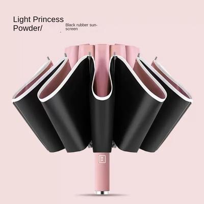 Parapluie Inversé Automatique à 10 Bâtons pour la Pluie et le Soleil Forte Protection Solaire Pliante Protection UV Grande