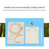 W89C Sundials Scientific Model Practical Wooden Sundials Model School Teaching Aids for Home Decorations