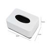 Solid Color Tissue Box Square Tissue Case Simplicity Design Napkin Holder  Home Use