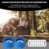 2Pcs Filtration Cleaning Couplings with Gasket Seals Water Filter Coupling Kits for Outdoor Hiking Camping Enduring
