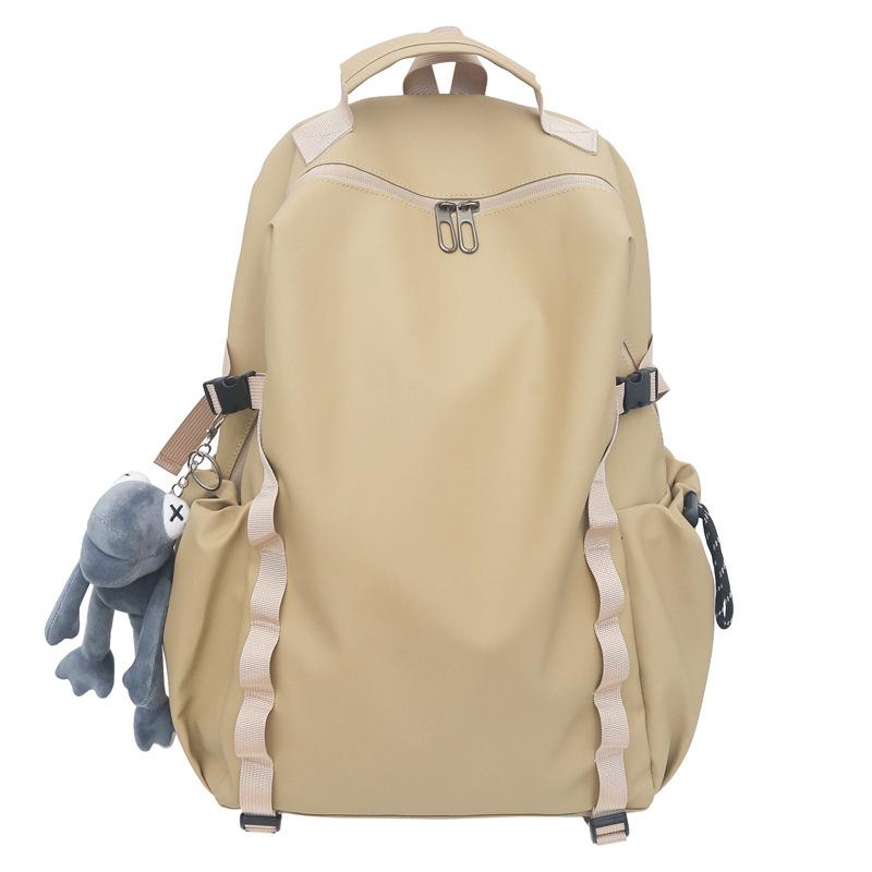 Lightweight and Versatile Student Schoolbag, Fashionable Campus Backpack for Junior and Senior High School Students, Casual and Simple Travel Backpack