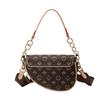 Women's bag new versatile printed high-end saddle bag shoulder messenger bag underarm bag