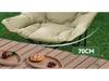 Adjustable Cotton Padded Folding Moon Chair for Autumn and Winter
