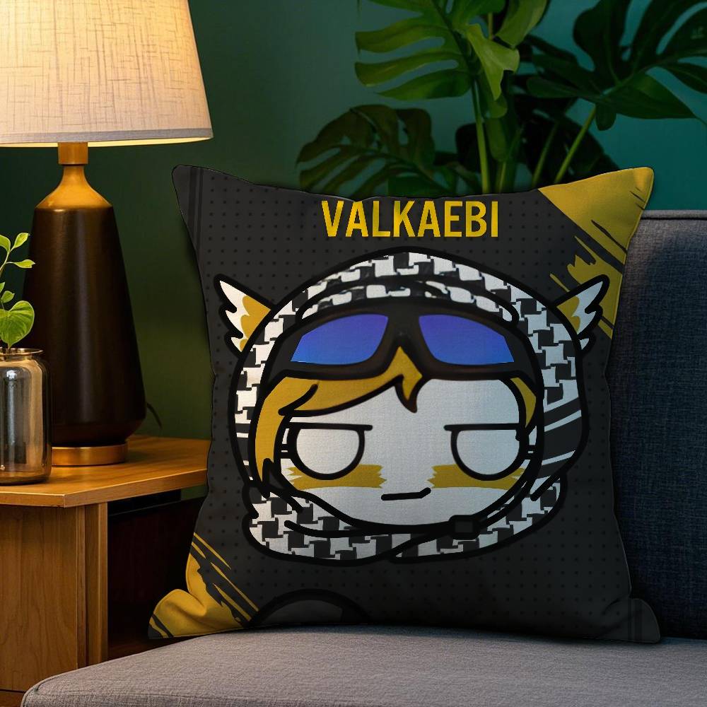 Spiel D-DOKKAEBIS Kissenbezug Sofa Wohnzimmer Schlafzimmer Beidseitiger Druck Quadratisches Kissen Nickerchenzeit Kissenbezug