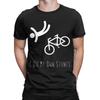 Bike Lover  I Do My Own Stunts Cycling Gift T Shirts Men Cotton Funny T-Shirts Crew Neck  Tee Shirt Short Sleeve Clothing