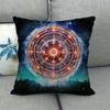 Bohemian Geometric Patterns Digital Printing Short Plush Pillow Covers For Car Sofa Office Cushion Cover Home Goods