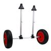 Kayak Cart Adjustable Width Metal Frame Foldable Canoe Carrier Boat Trailer Transport with 10 Inch Solid Tires