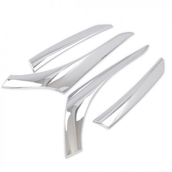 For Mitsubishi Outlander 2016-2020 Chrome Tail Light Lamp Cover trim Molding