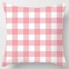 Pink Print Decorative Pillowcase Living Room Office Ornaments Home Pillowcase