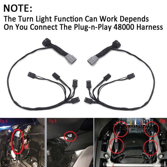 Honda Gold Wing GL1800 F6B (2018-2021) LED Turn Signal Decorative Crossbar Light