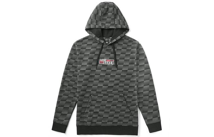 Vans X BAKER Sweatshirts Men s Black Hooded Moderate Regular VN0A49JVZSK S
