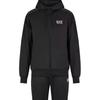 Emporio Armani EA7 FW24 Logo Letter Print Hooded Zip Long Sleeve Casual Sports Suit Men suit Black 6DPV70-PJHCZ-1200