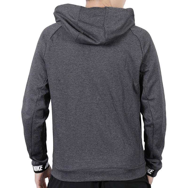 Nike Color Block Logo Zip-Up Long Sleeve Jacket Men Jackets Gray 861743-071