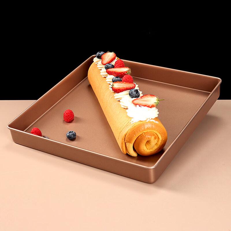 ZISIZ 28x28 Antihaft-Kohlenstoffstahl-Kuchenrollen-Backform