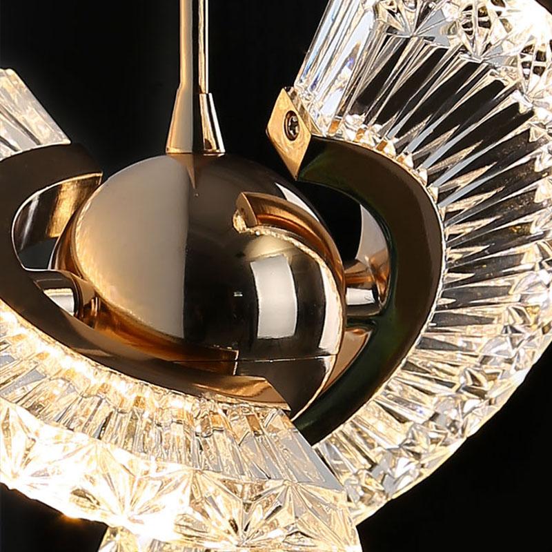 Crystal LED Ceiling Light Indoor Lighting Stairs Corridor Corridor Aisle Stairs Kitchen Dining Tables Decorative Ceiling Lamps