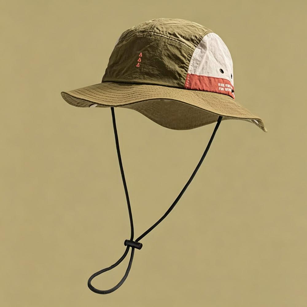 Schnelltrocknender Sonnenhut Atmungsaktive Fischerkappe Vintage Wander- und Bergsteigerkappen für Damen und Herren
