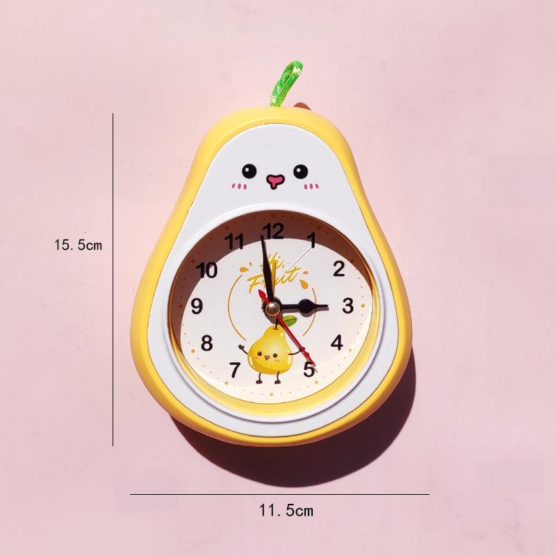 Creative 3D Fruit Magnetic Alarm Clock - Cute Personality Kitchen Refrigerator Magnet Clock