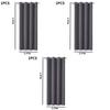 Wholesale Cross-border Full Blackout Fabric Solid Color Balcony Sunscreen Insulation Outdoor Waterproof Window Curtain Finished Punching Curtain
