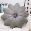 Stuffed Flower Shaped Pillow Round Throw Pillow, 16 Inch Decorative Cushion, Soft for Living Room Shape Sofa Couch Bed Chair Velvet Pillows