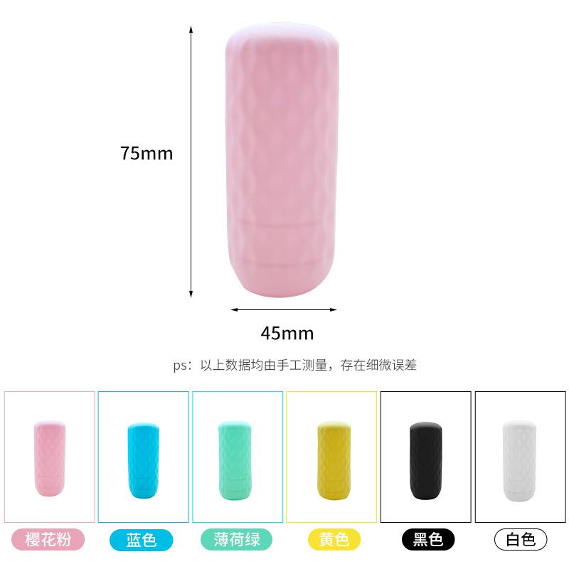 6pc Travel Bottle Silicone Leak Proof Covers Dustproof Protective Sleeves for Cosmetic Containers Flexible Stretchable Material Durable Design