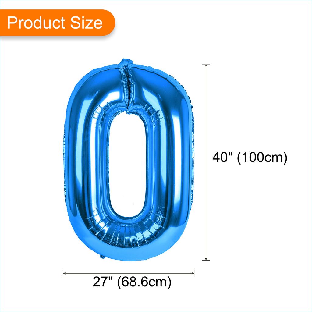 Number Balloons 0 1 2 3 4 5 6 7 8 9 Globos Balls Aluminum Foil Digital Balloon for Birthday Party Wedding Anniversary 40 Inch