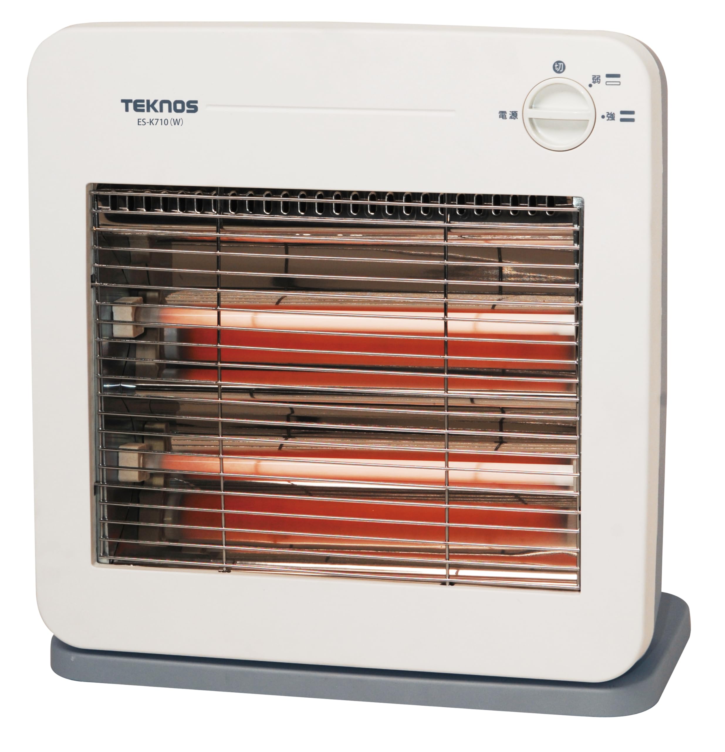 

TEKNOS ES-K730(W) 800W/400W Electric Heater, Compact, Fast Heating, Home Use, Maximum Temperature 133°C, Auto-Shutoff, and Anti-Tip Function