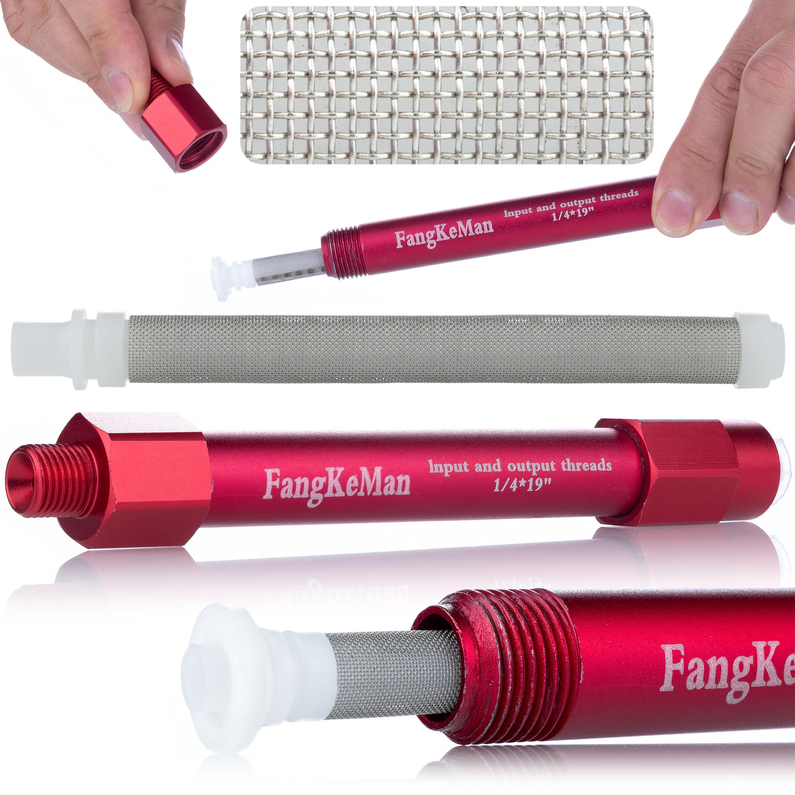 

Rosfix Gniazdo do Filtra Paluszkowego – Uniwersalne Połączenie z Agregatem | Wbudowany Element Filtrujący | Ochrona Pistoletu i Węża