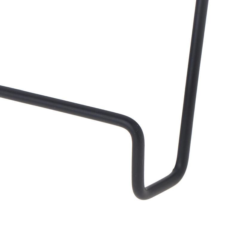 Black Gold Holder Metal Desktop Display Stand Storage Shelf For CD LP Vinyl Record EP