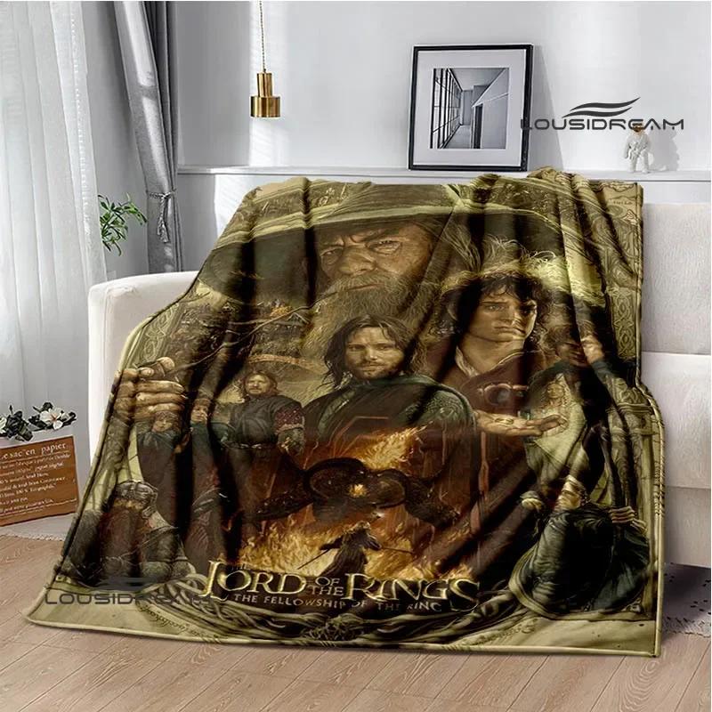 L-Lord of the Rings printed blanket Warm Flannel Blankets Soft and Comfortable Home Travel Blanket bed linings Birthday Gift