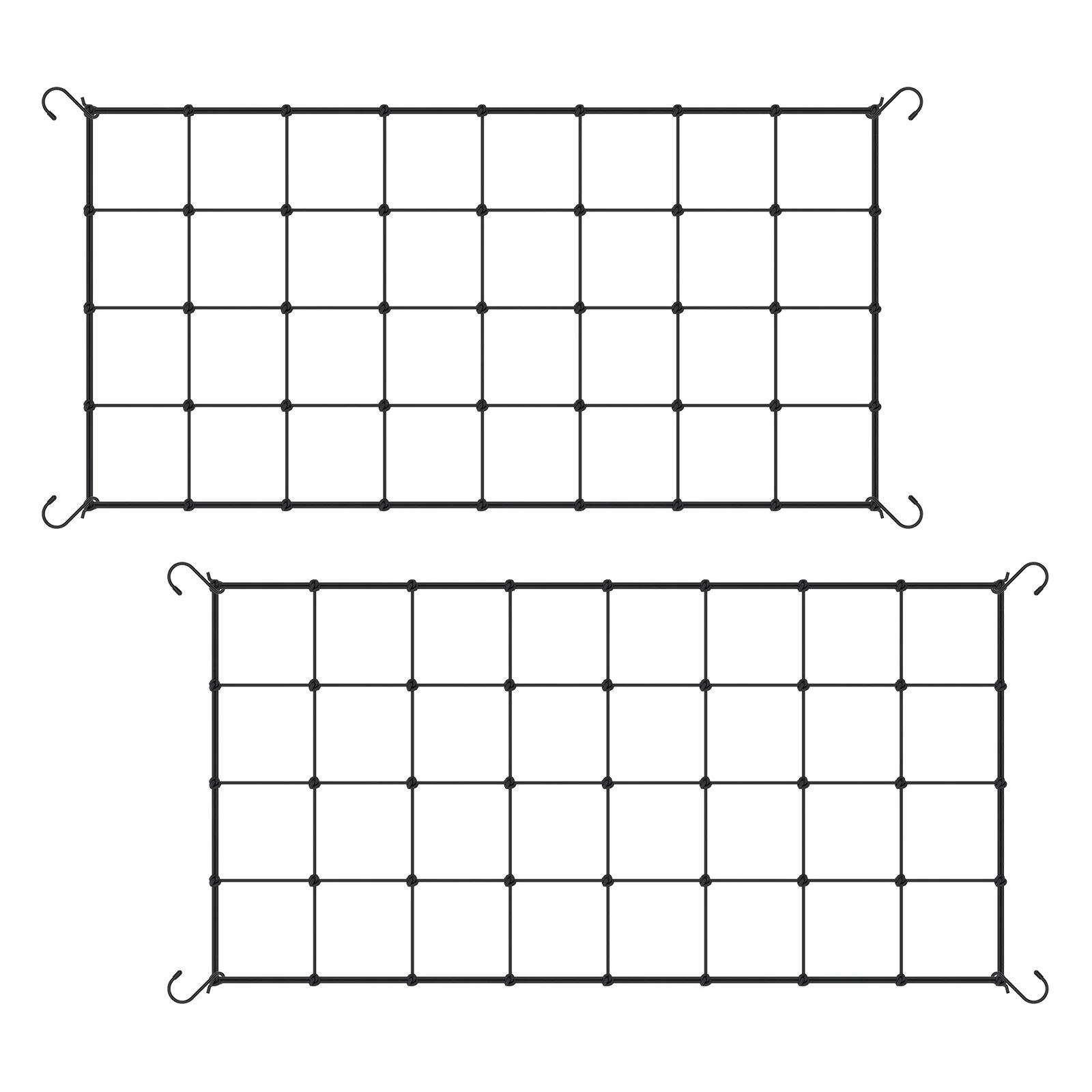 2 шт. Палатка для выращивания растений Сетка-шпалера Эластичная сетка-шпалера с крючками Садовая поддержка для вьющихся растений Цветы
