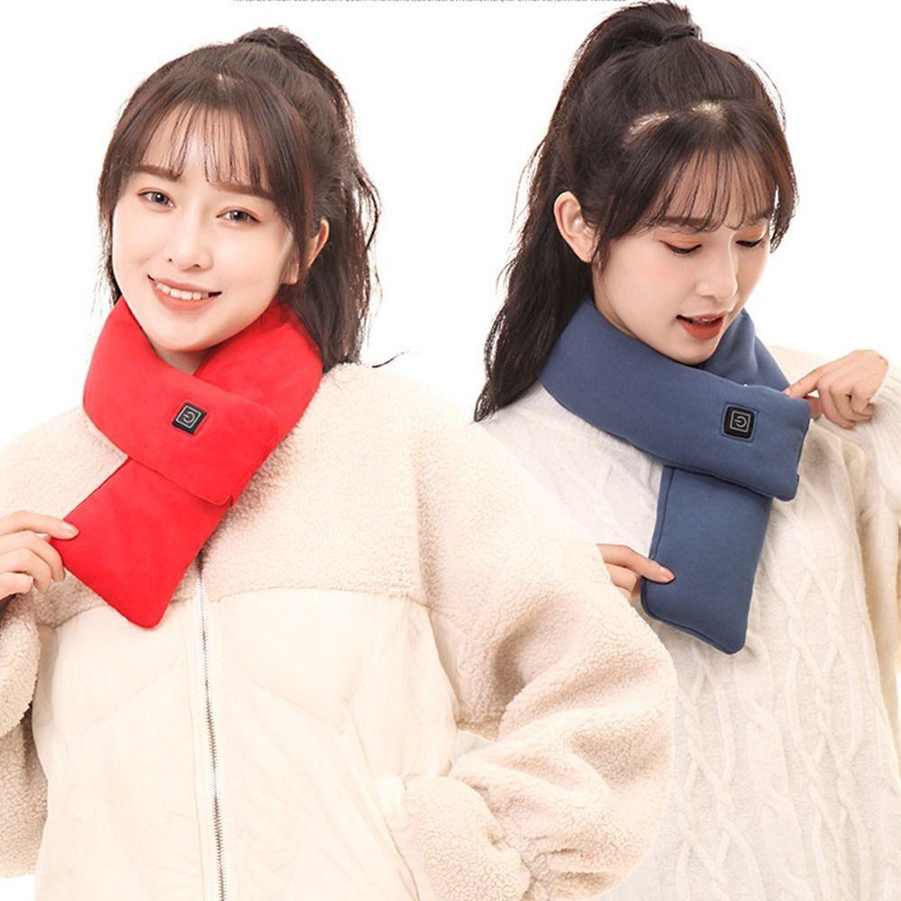 

Контроль температуры Унисекс Теплый платок Шея Обертывание Электрический зимний теплый Электрический обогреваемый шарф