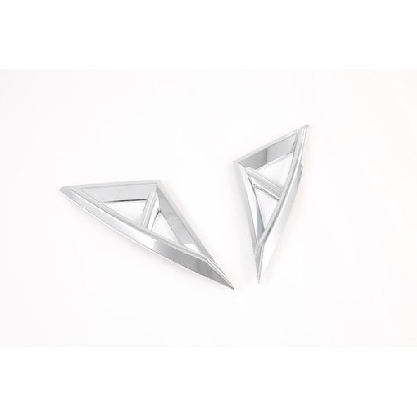 ABS Chrome Front Fog Light Lamp Lid Cover Trim For -2024 Hyundai Elantra