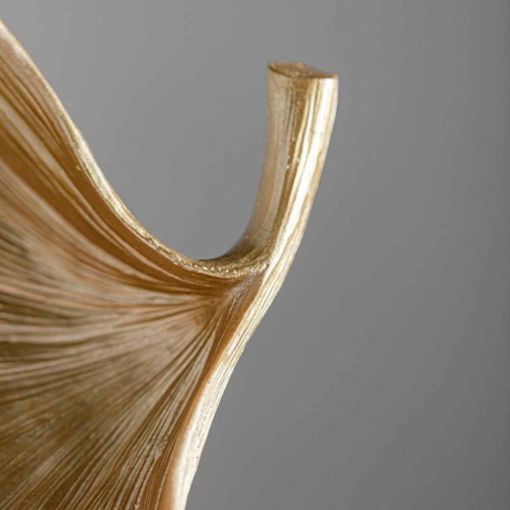 High Quality Ginkgo Shape Storage Decoration Multifunctional Resin Candy Dishes Snack Dish Tray Party Tableware