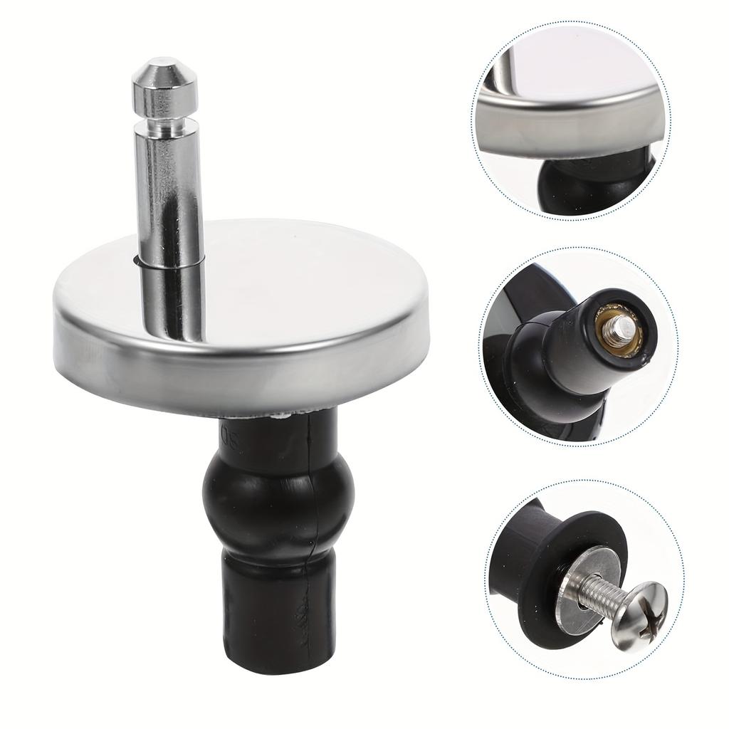 2 Peças de Parafusos e Porcas Universais para Assento de Vaso Sanitário, Peças de Fixação de Dobradiça de Liberação Rápida para Substituição, Adequado para Furos de 14mm-16mm