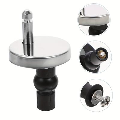 2 Stück Universelle Toilettensitzschrauben und -schrauben Ersatz Schnellverschluss Sitzscharnier Befestigungsteile, Geeignet für 14mm-16mm Löcher