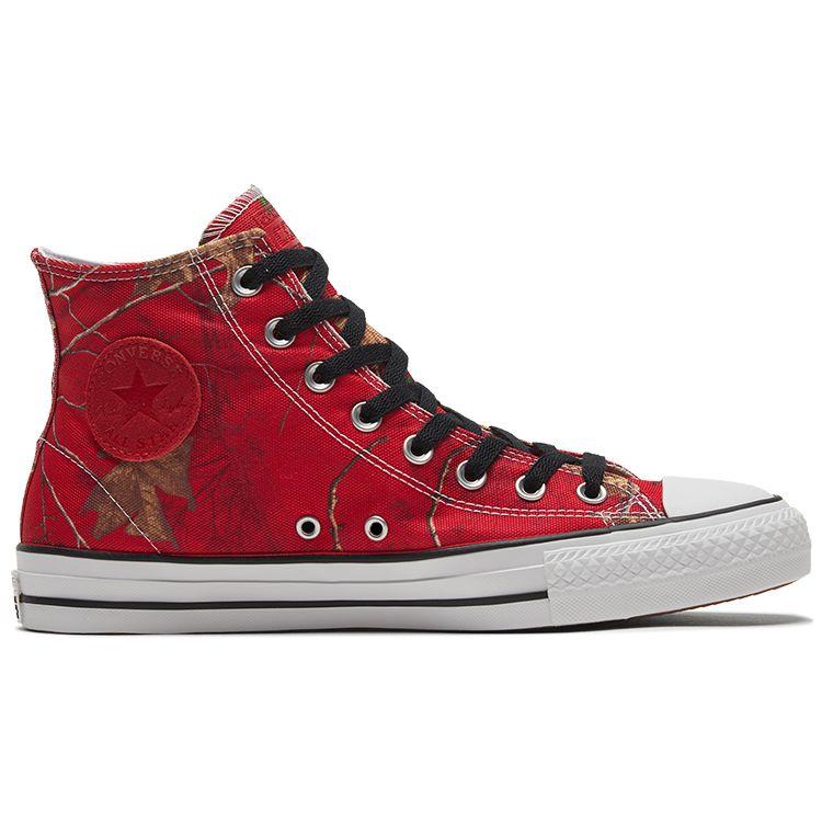 Converse Chuck Taylor All Star Pro High Top Canvas Shoes Unisex Sneakers Red Leaf 169483C