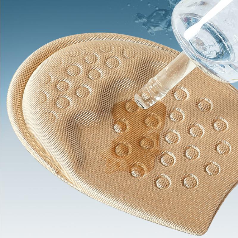1 Pair Women Men Pain Relief Forefoot Insert Half Insoles Non-slip Sole Cushion Reduce Size Filler High Heels Pain Relief Shoe Care