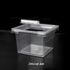 Clear Plastic Reptile Living Box Food Feeding Insect Rearing Reptile Habitat Anti-Escape Arboreal Tarantula Enclosure