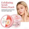 Fenyi Honey Peach Body Scrub Exfoliating Deep Clean Moisturizing Smooth Skin Remove Dead Skin Gentle Care for Face & Body