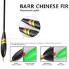 High Sensitivity Wood Fishing Bobbers Kit 15pcs Multipurpose Floats Fish Feed Durable Accessories