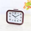 Simple Alarm Clock Imitation Wood Grain Children's Electronic Clock Student Desktop Clock with Alarm