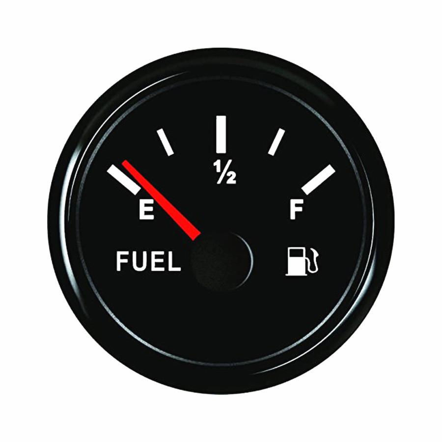 0-190 Ohms Universal 52mm Boat Fuel Level Gauge Marine Yacht Trim Tank Indicator